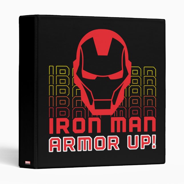 Avengers Classics | Iron Man "Armor Up" Art 3 Ring Binder (Front/Spine)