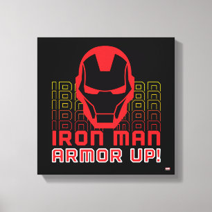 Avengers Classics   Iron Man "Armor Up" Art Canvas Print