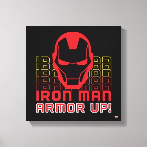 Avengers Classics  Iron Man Armor Up Art Canvas Print