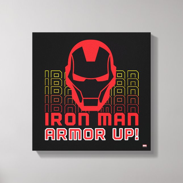 Avengers Classics | Iron Man "Armor Up" Art Canvas Print (Front)