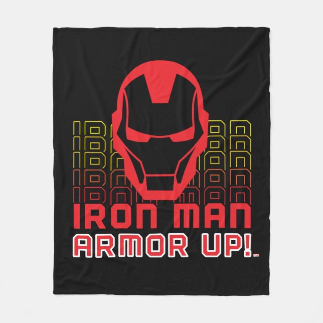 Avengers Classics | Iron Man "Armor Up" Art Fleece Blanket (Front)