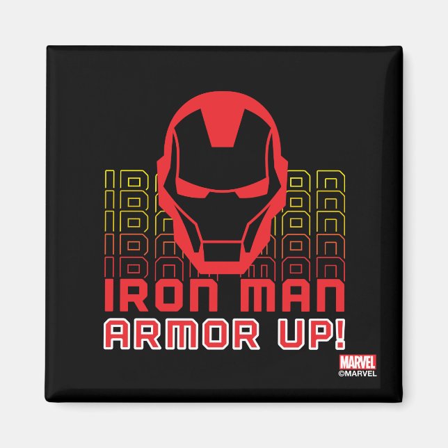 Avengers Classics | Iron Man "Armor Up" Art Magnet (Front)