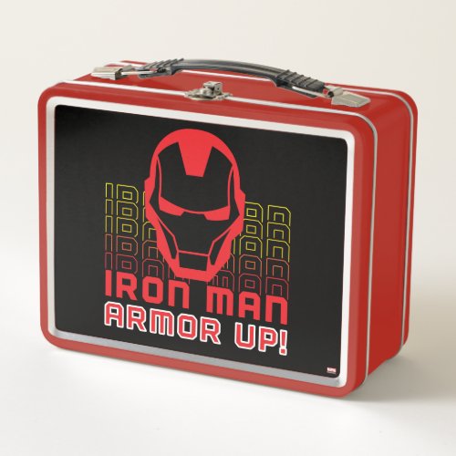 Avengers Classics  Iron Man Armor Up Art Metal Lunch Box