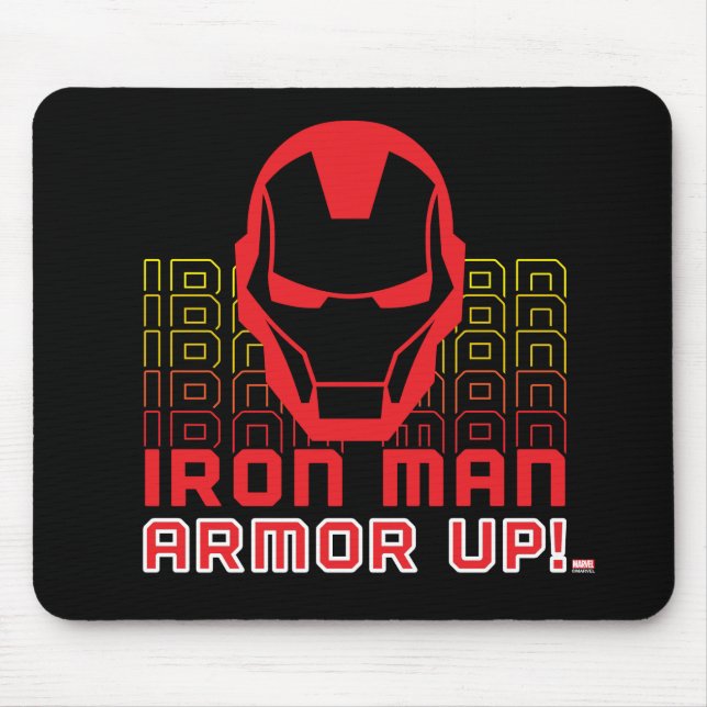 Avengers Classics | Iron Man "Armor Up" Art Mouse Pad (Front)