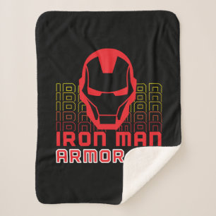 Avengers Classics   Iron Man "Armor Up" Art Sherpa Blanket