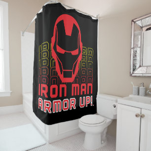 Avengers Classics Iron Man "Armor Up" Art Shower Curtain