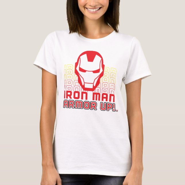 Avengers Classics | Iron Man "Armor Up" Art T-Shirt (Front)