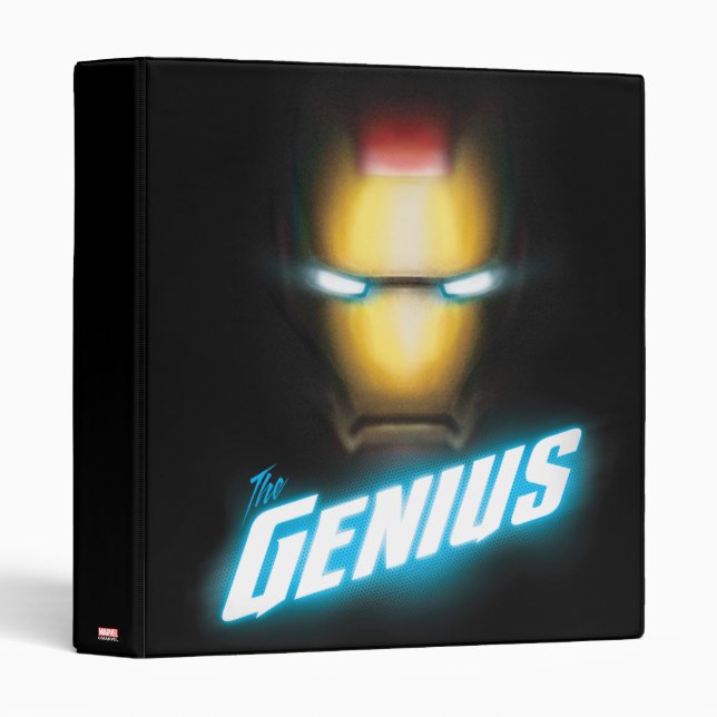 Avengers Classics | Iron Man Bold Graphic 3 Ring Binder (Front/Spine)