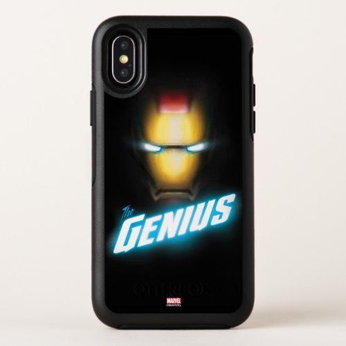 Avengers Classics  Iron Man Bold Graphic OtterBox Symmetry iPhone X Case