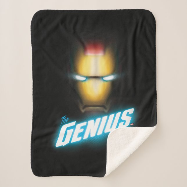 Avengers Classics | Iron Man Bold Graphic Sherpa Blanket (Front)