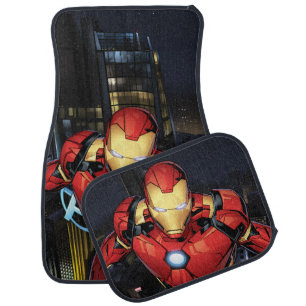 Avengers Classics Iron Man Flying Forward Car Floor Mat