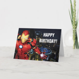 Avengers Classics Iron Man Flying Forward Card