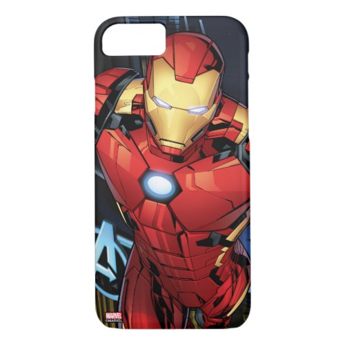 Avengers Classics  Iron Man Flying Forward iPhone 87 Case