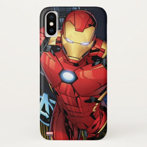Avengers Classics  Iron Man Flying Forward iPhone X Case