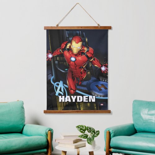 Avengers Classics  Iron Man Flying Forward Hanging Tapestry