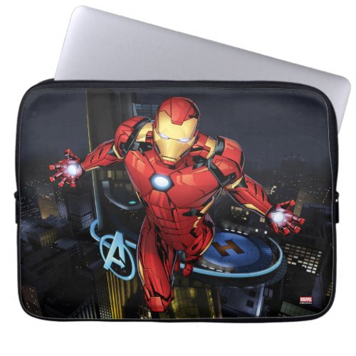 Avengers Classics  Iron Man Flying Forward Laptop Sleeve