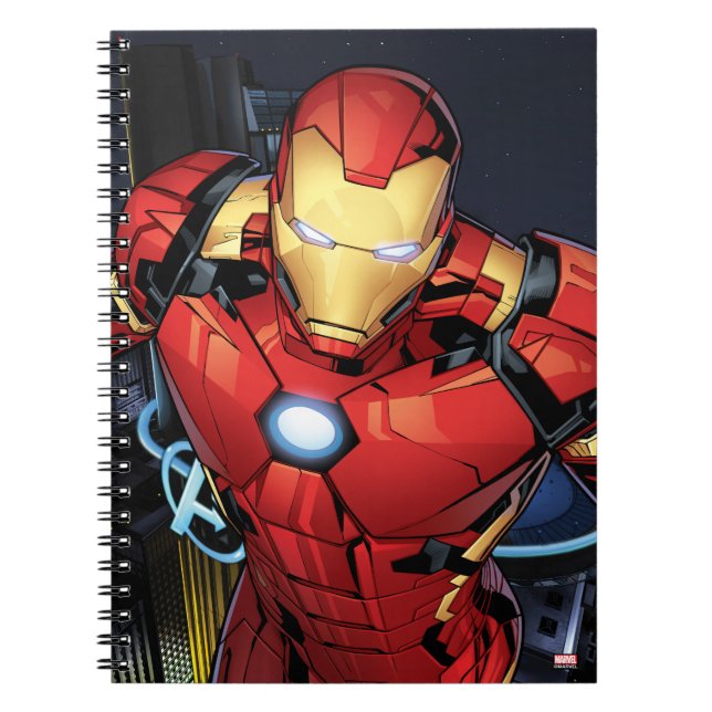 Avengers Classics | Iron Man Flying Forward Notebook (Front)