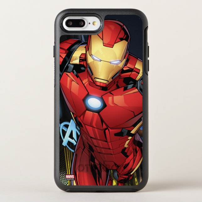 Avengers Classics | Iron Man Flying Forward Otterbox iPhone Case (Back)