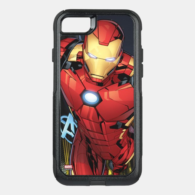 Avengers Classics | Iron Man Flying Forward Otterbox iPhone Case (Back)