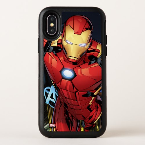 Avengers Classics  Iron Man Flying Forward OtterBox Symmetry iPhone X Case