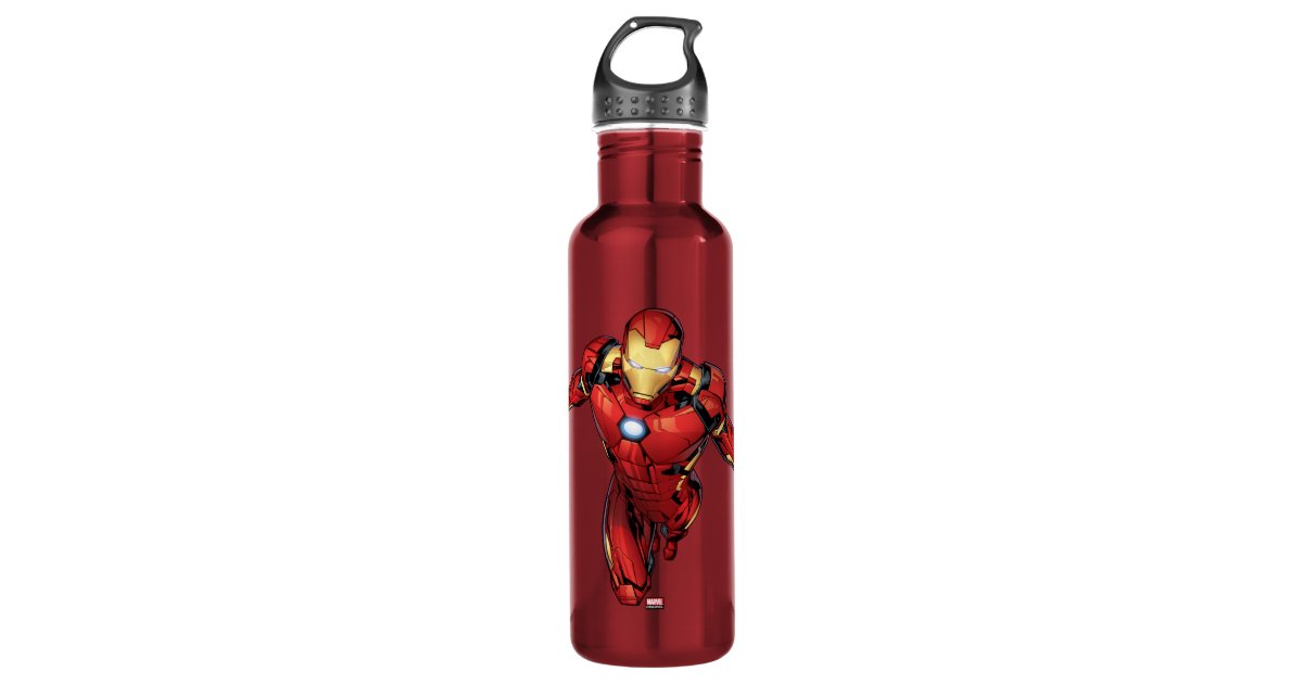 Avengers Classics | Iron Man Flying Forward Stainless Steel Water Bottle |  Zazzle