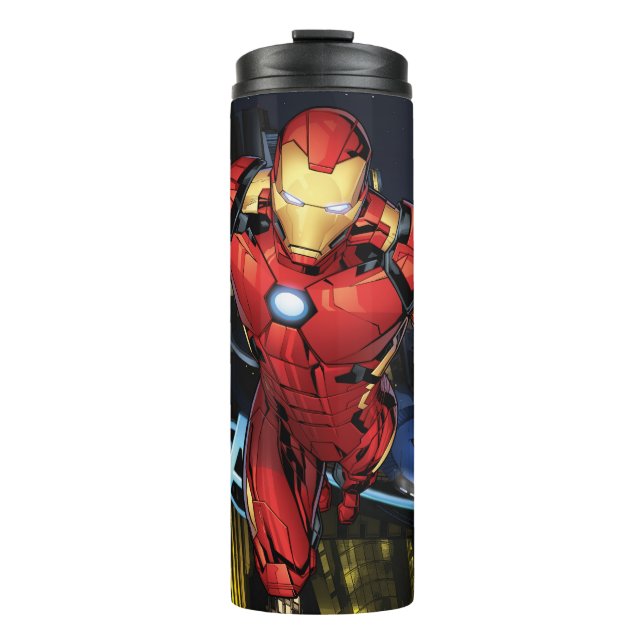 Avengers Classics | Iron Man Flying Forward Thermal Tumbler (Front)