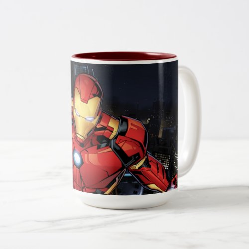 Avengers Classics  Iron Man Flying Forward Two_Tone Coffee Mug