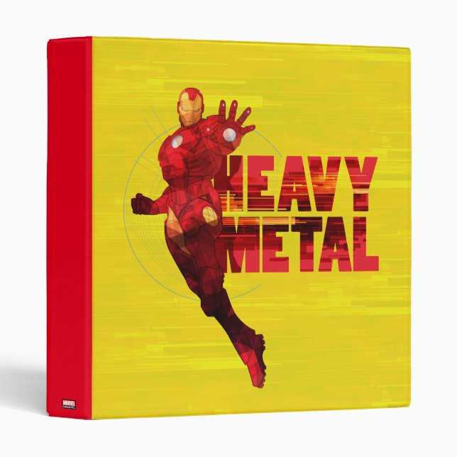 Avengers Classics | Iron Man "Heavy Metal" 3 Ring Binder (Front/Spine)