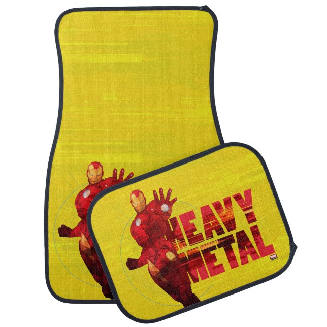 Avengers Classics | Iron Man "Heavy Metal" Car Floor Mat (Set)