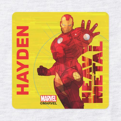 Avengers Classics  Iron Man Heavy Metal Kids Labels