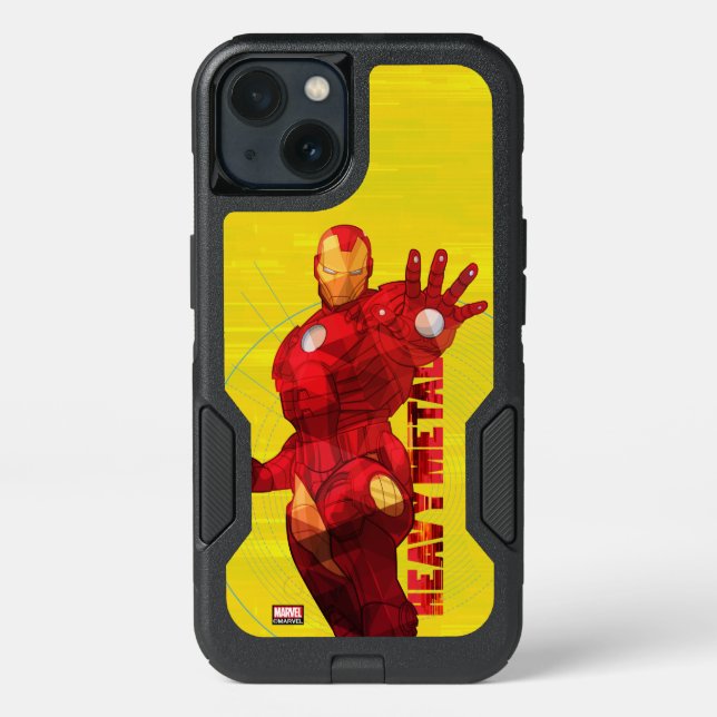 Avengers Classics | Iron Man "Heavy Metal" Otterbox iPhone Case (Back)