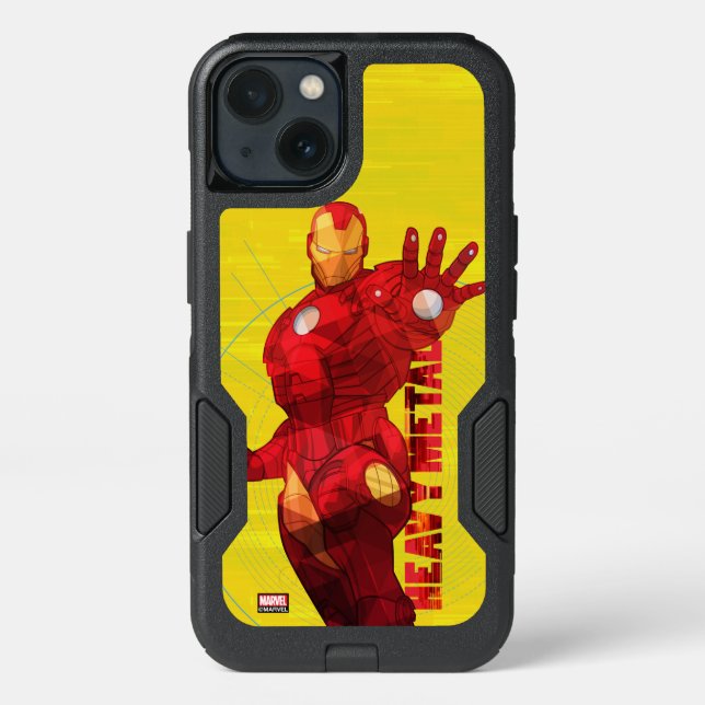 Avengers Classics | Iron Man "Heavy Metal" Otterbox iPhone Case (Back)