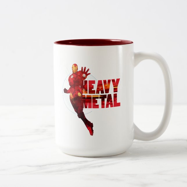 Avengers Classics | Iron Man "Heavy Metal" Two-Tone Coffee Mug (Right)