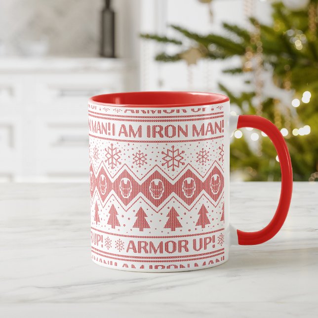 Avengers Classics | Iron Man Holiday Knit Graphic Mug (Creator Uploaded)
