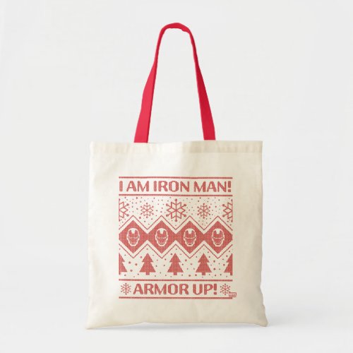 Avengers Classics  Iron Man Holiday Knit Graphic Tote Bag