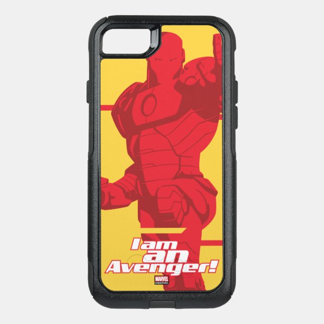 Avengers Classics | Iron Man "I Am" Graphic Otterbox iPhone Case (Back)
