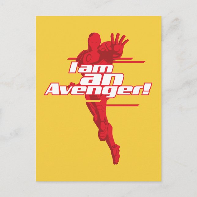 Avengers Classics | Iron Man "I Am" Graphic Postcard (Front)