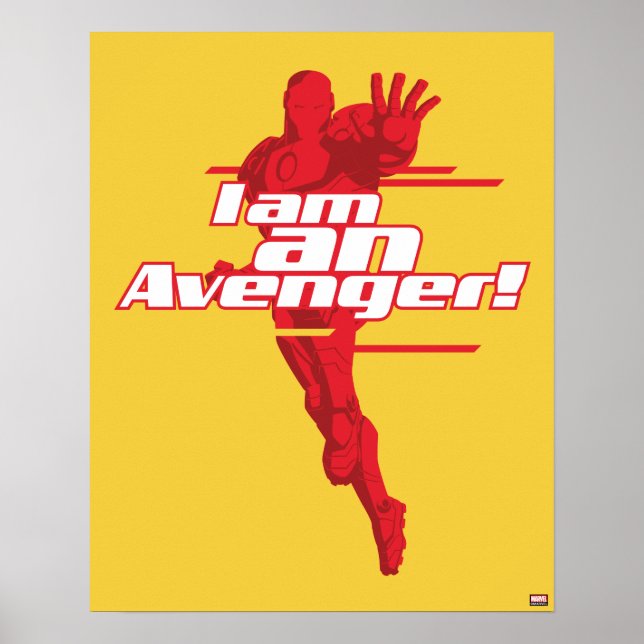 Avengers Classics | Iron Man "I Am" Graphic Poster (Front)