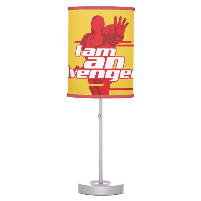 Am Graphic Table Lamp Zazzle, Iron Man Table Lamp