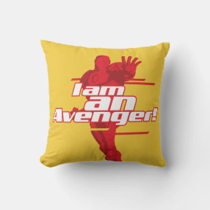 Avengers Classics   Iron Man "I Am" Graphic Throw Pillow