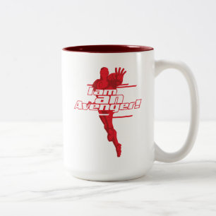 Avengers Classics   Iron Man "I Am" Graphic Two-Tone Coffee Mug