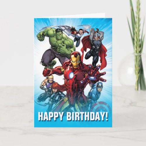 Avengers Classics  Iron Man Leading Avengers Card
