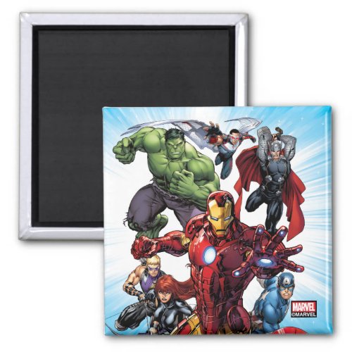 Avengers Classics  Iron Man Leading Avengers Magnet