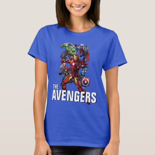 Avengers Classics  Iron Man Leading Avengers T_Shirt
