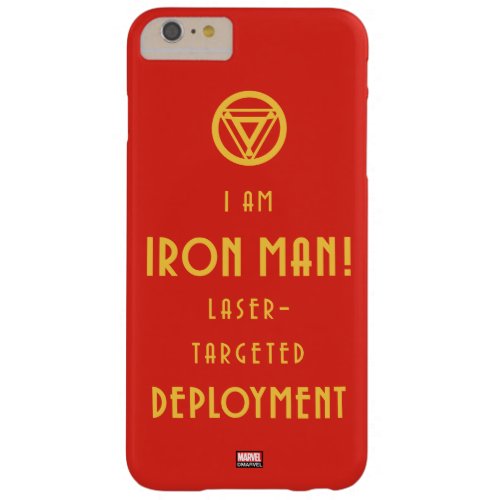 Avengers Classics  Iron Man Typography Barely There iPhone 6 Plus Case