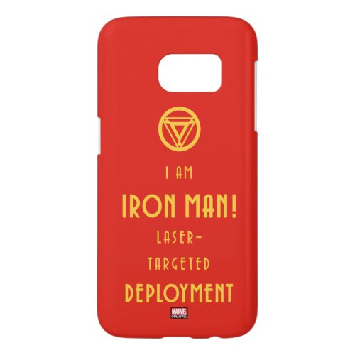 Avengers Classics  Iron Man Typography Samsung Galaxy S7 Case