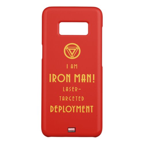 Avengers Classics  Iron Man Typography Case_Mate Samsung Galaxy S8 Case