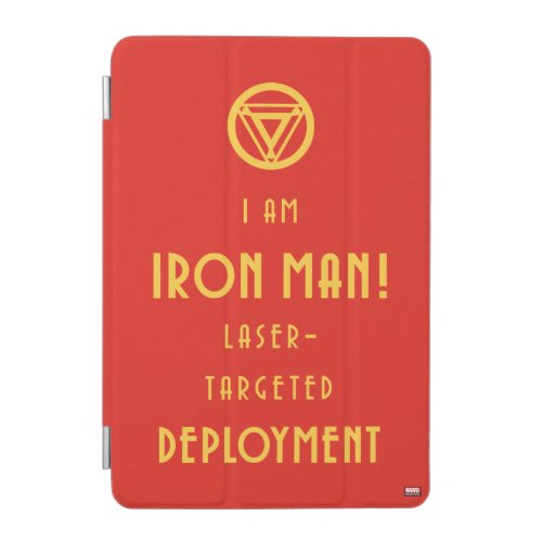 Avengers Classics  Iron Man Typography iPad Mini Cover