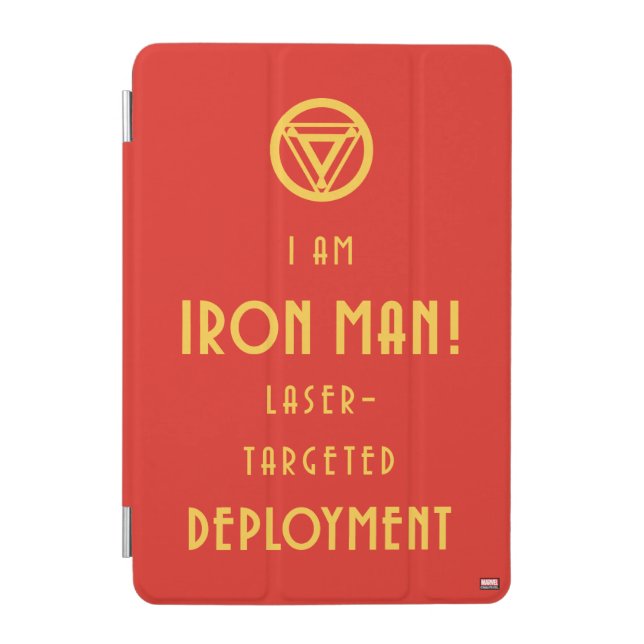 Avengers Classics | Iron Man Typography iPad Mini Cover (Front)