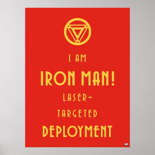 Avengers Classics  Iron Man Typography Poster